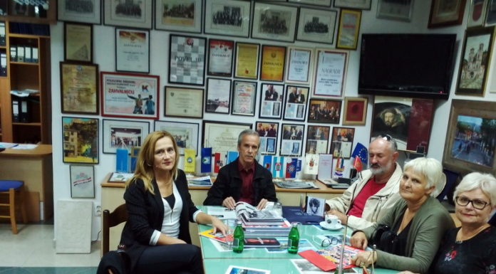 Članovi Unije “Vlaho Bukovac” iz Splita posjetili Hrvatsko građansko društvo Crne Gore