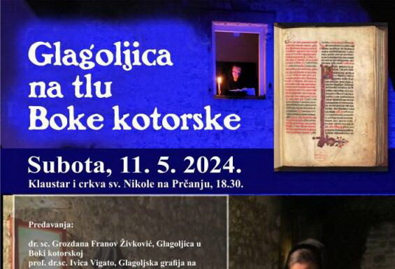 Dani glagoljice u Boki kotorskoj od 10.5. do 12. 5.